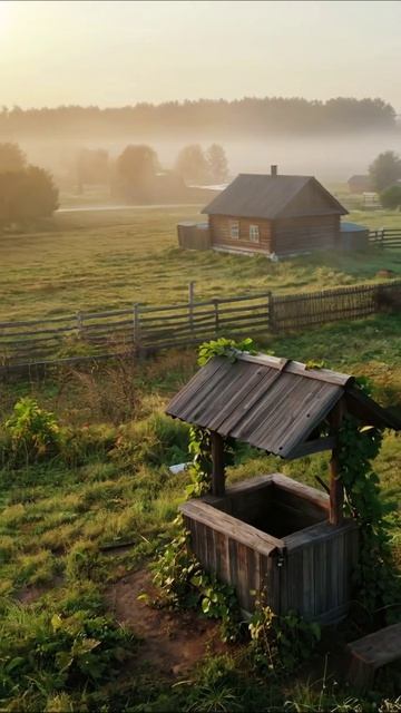 Тайны старого колодца: Загадки деревенской жизни природа колодец деревня