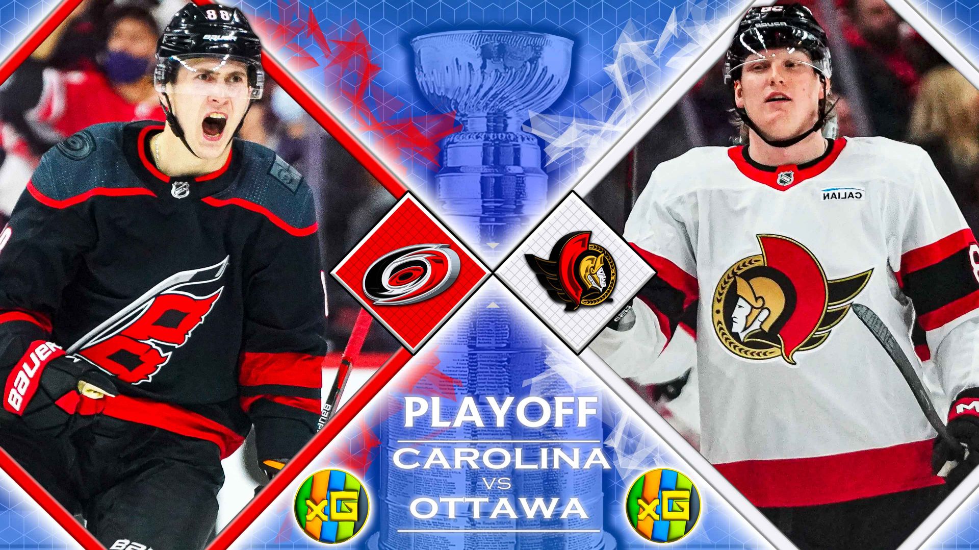 Каролина - Оттава | НХЛ | ПЛЕЙ-ОФФ | 18.04.2026 | Прямая трансляция | XG