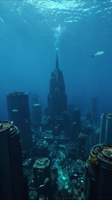 Погружение в затопленный город: тайны подводного мира #подводныймир #завораживающе #документалистик