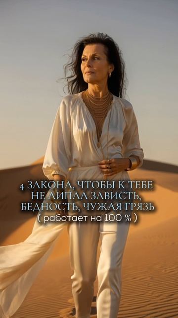4 закона, чтобы к тебе не липла зависть, бедность, чужая грязь (работает на 100%)