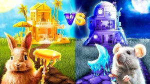 Домики одного цвета челлендж! Девушка День vs Девушка Ночь