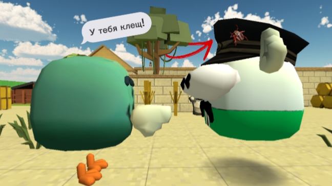 КАК ПОПАЛ КЛЕЩ В МОЕЙ ГОЛОВЕ | Chicken Gun