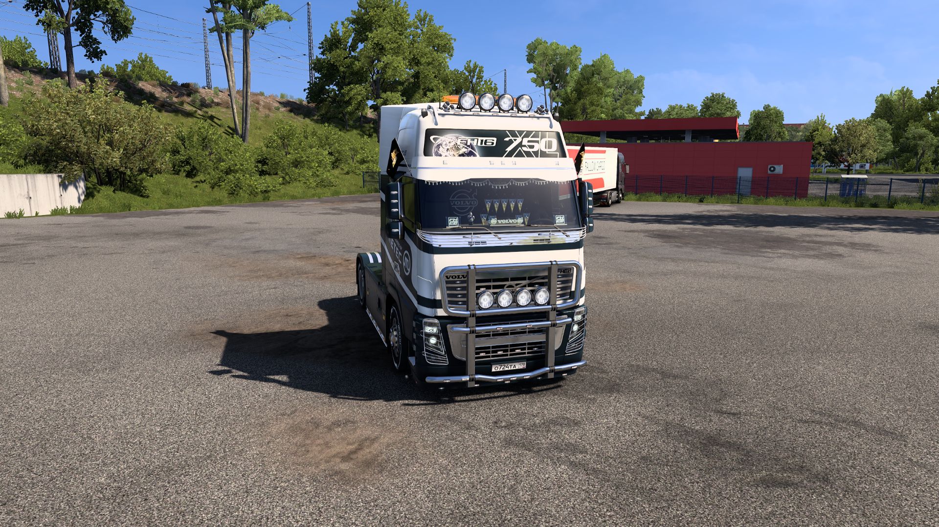 Euro Truck Simulator 2 Конвой со стримером на YouTube Leonxzet 5.