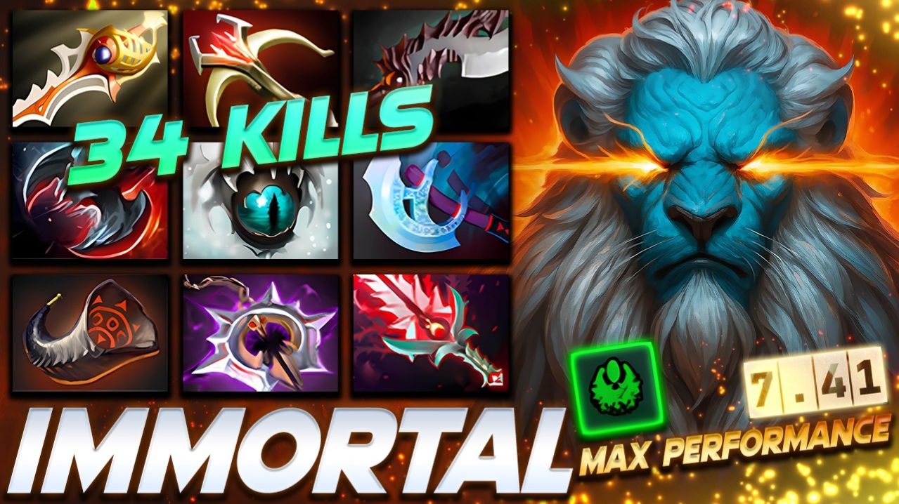 Phantom Lancer Mega Performance 34 Frags — профессиональный геймплей в Dota 2 [Смотри и учись]