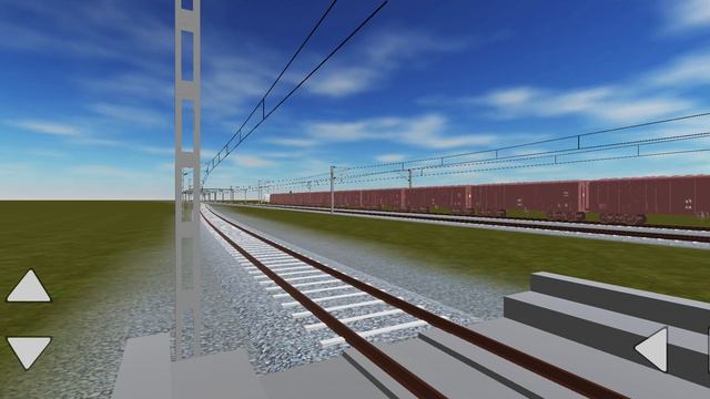 ВЛ10У с поездом