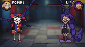 Новый поединок между Лили и Руми против Прототипа против Губки Боба и Стиа, анимация