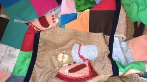 Соединяем лоскутные блоки в одеяло. DIY Мастер-класс/We connect the patchwork blocks into a blanket.