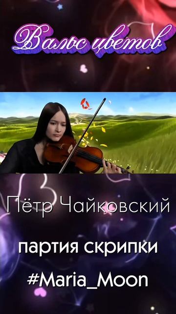 Pyotr Tchaikovsky - The Flowers Waltz. партия скрипки #Maria_Moon