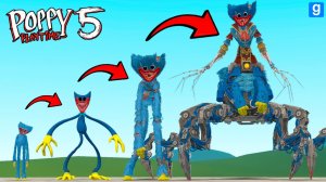 ЭВОЛЮЦИЯ НОВОГО ПРОТОТИПА ХАГГВАГГ-ПРОТОТИПА ДЛЯ ГЛАВЫ 5 POPPY PLAYTIME В Garry's Mod!