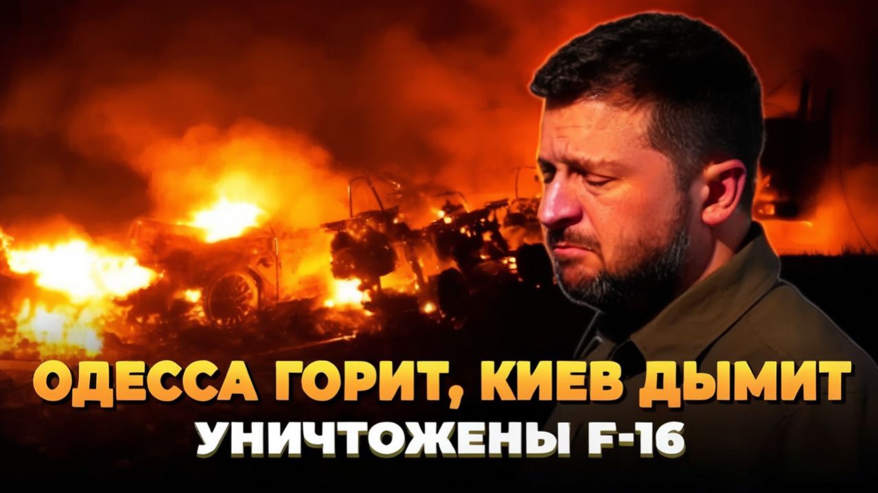 Одесса горит, Киев дымит - уничтожены F-16