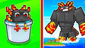 СТАЛ САМЫМ СИЛЬНЫМ АКСОЛОТЛЕМ - Новые видео МАЙНКРАФТ