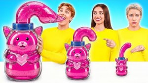 Испытание на большой, средней и маленькой тарелке | Забавные кулинарные хитрости