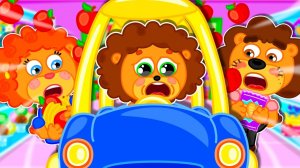 Маша и Леопольд. Цветная тележка в супермаркете - Мультик для детей