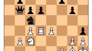 Бронштейн очень красиво пожертвовал _качество_ на _а1_ и на удивление публики выиграл