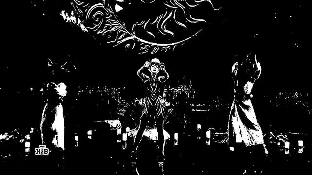 Диана Анкудинова Жар - птица - Плывёт веночек Аватар 2024 чб эскиз