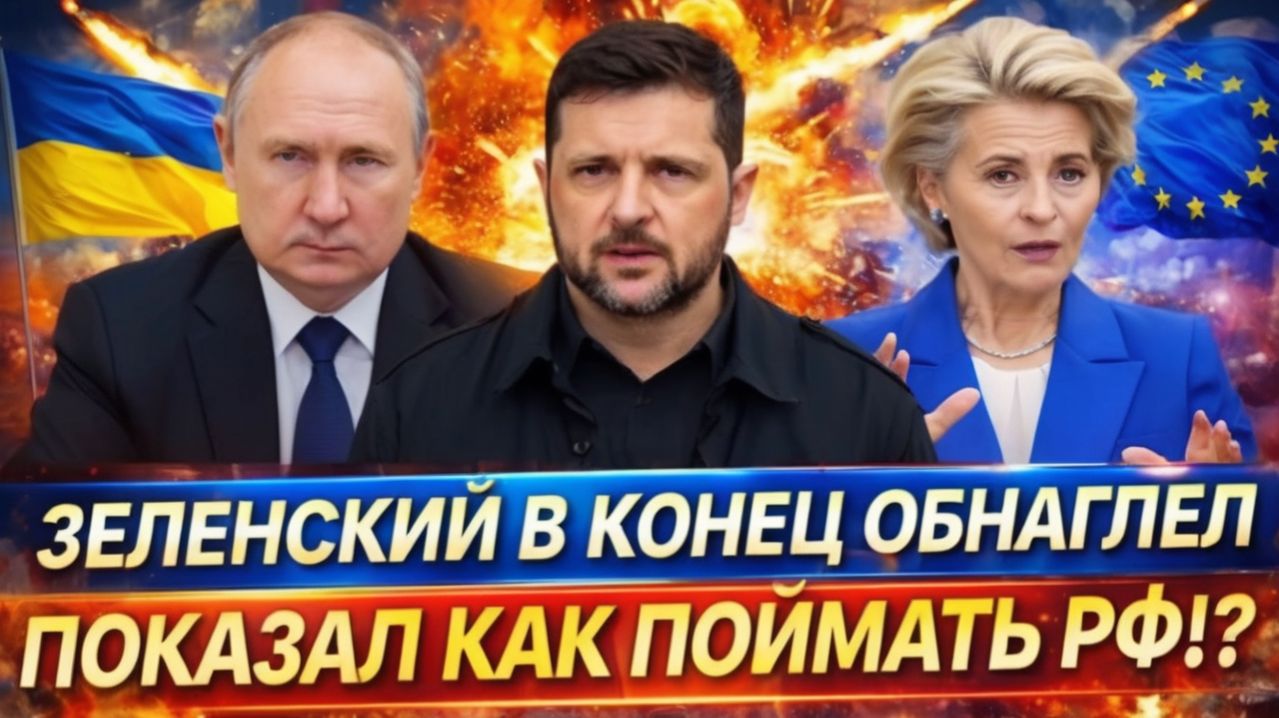 Зеленский в конец обнаглел! Украина приказала что сделать с Россией Зря вы пошли на Путина