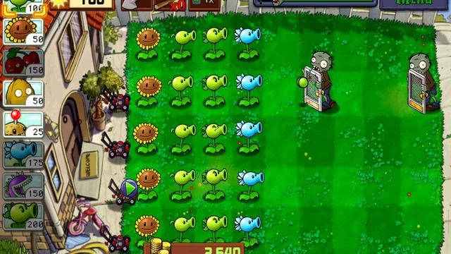 растения против зомби 1