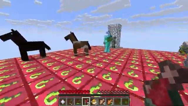 Майнкрафт но Мы Попали на ЛАКИ БЛОК Чанк 100 Слоёв Хардкор Одна Жизнь Фиксплей