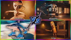 Балерина против Ассасина, Тралалеро и Тунг Сахур: Безумный Баттл в Тайлс Хоп