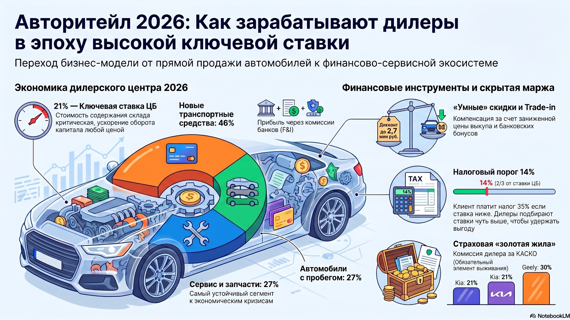 Дилерские доходы в России 2026