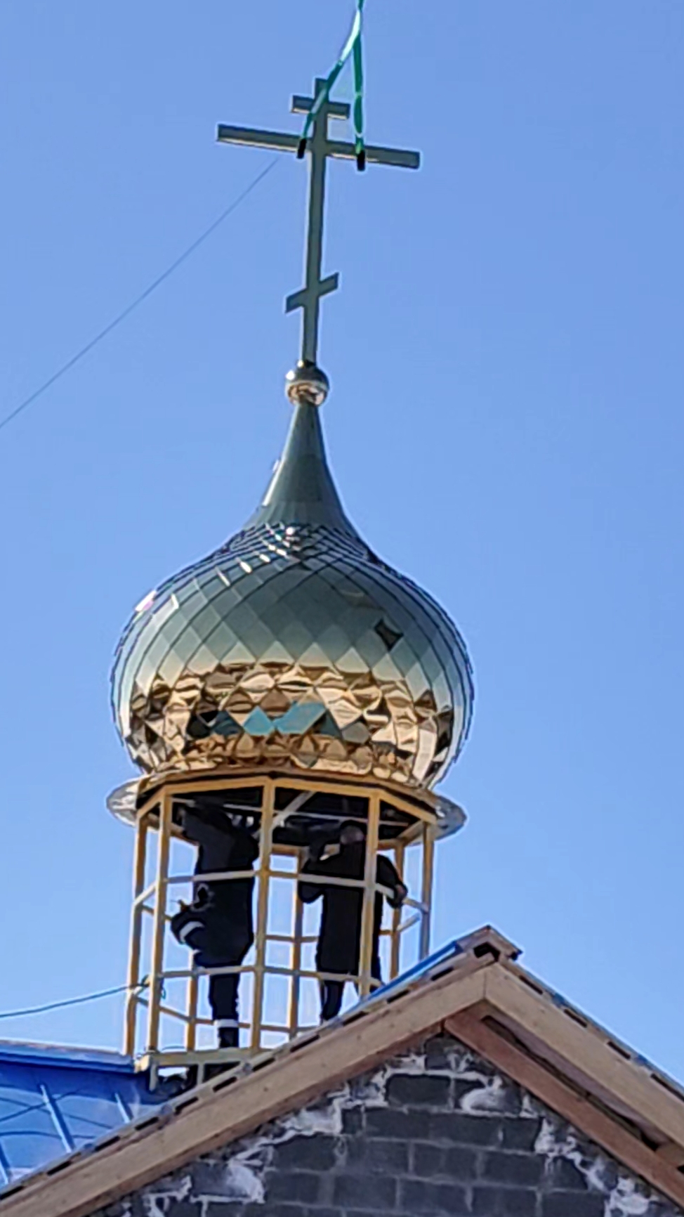 Строительство Храма у нас в Ястребово!