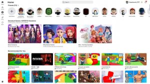 Ваня играет в обнову в Roblox