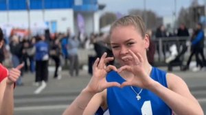 Физкульт-привет от участниц сегодняшней легкоатлетической эстафеты в Засвияжском районе