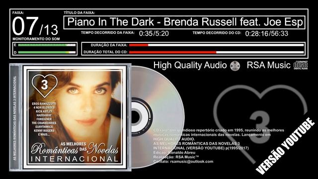 As Melhores Românticas Das Novelas 3 Internacional - CD P(1995 -2017)