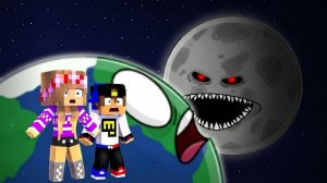 МОЙ ДРОН снял ЛУНА МОНСТР в МАЙНКРАФТ НУБ И ПРО ЭВОЛЮЦИЯ ВИДЕО MINECRAFT Евгенбро