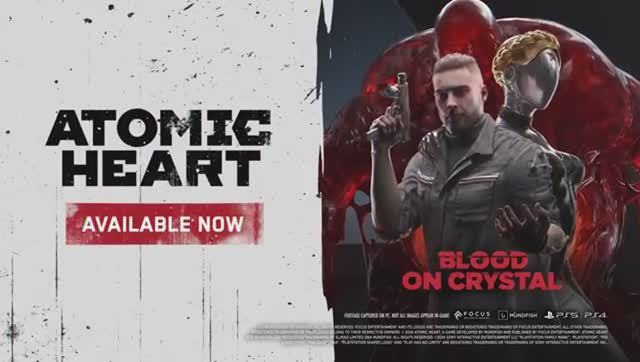 Трейлер к выходу дополнения Blood On Crystal для Atomic Heart на PS5 и PS4