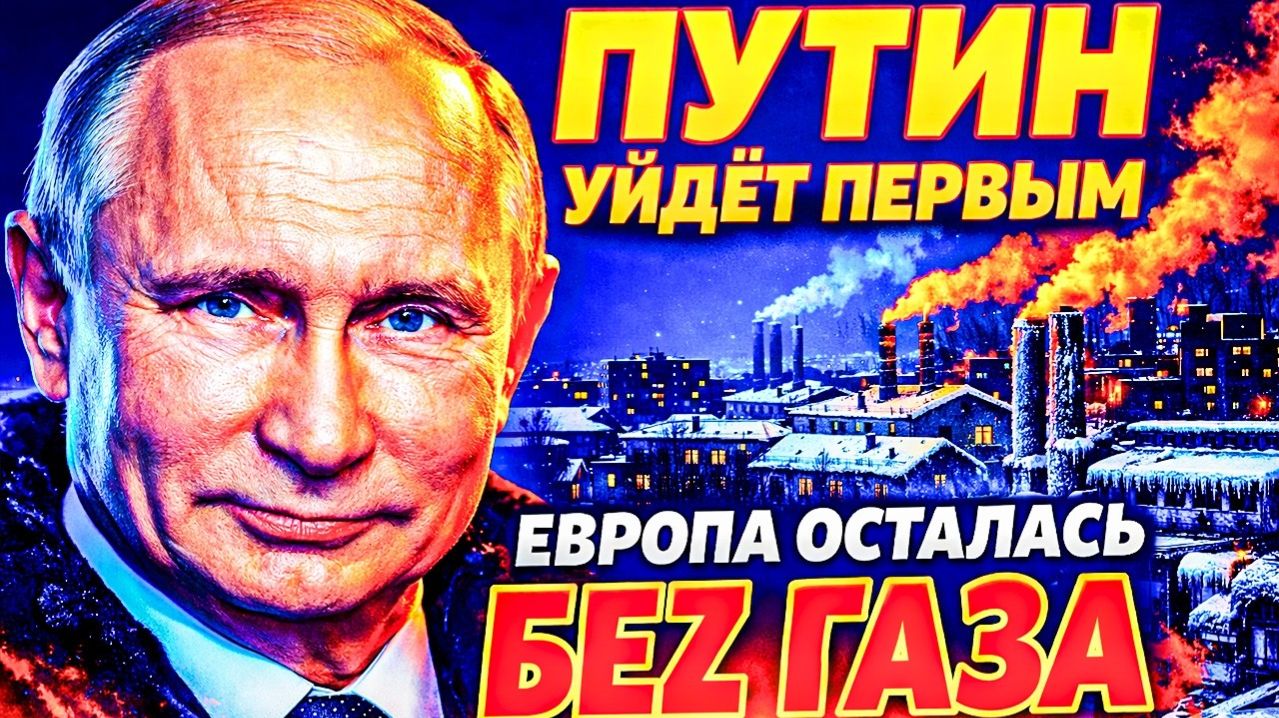 ПУТИН «УЙДЁТ ПЕРВЫМ!»; РОССИЯ НЕ БУДЕТ ЖДАТЬ, КОГДА ЕЁ ВЫГОНЯТ ИЗ ЕВРОПЫ. ГАЗ ПЛЮС 200%