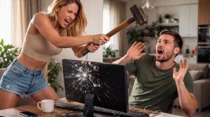 Бабы разбивают вещи мужчин и бьют их или чего ждать от отношений с женщиной