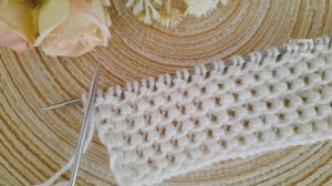 Сетчатый узор для летних изделий..