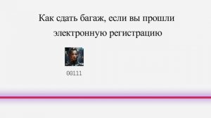 Как сдать багаж, если вы прошли электронную регистрацию
