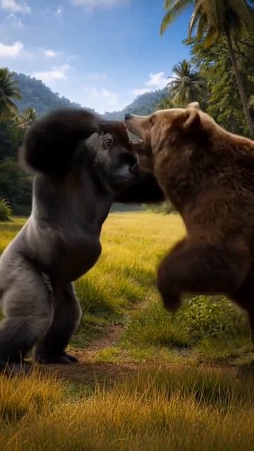 Горилла против Медведя