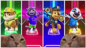 МУЛЬТИК ЩЕНЯЧИЙ ПАТРУЛЬ против ГОВОРЯЩЕГО ТОМА 🐾 ВЕСЕЛЫЙ ТАНЕЦ героев выпуск 125