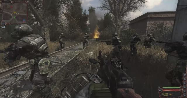 85 S.T.A.L.K.E.R. Lost Alpha DC 1.4007 - ЧАЭС - помочь военным  в наступлении