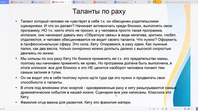 Почему сложно реализовать таланты по Раху