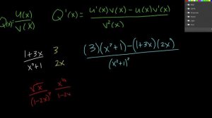AA2 - 12D - Quotient Rule (Derivatives)