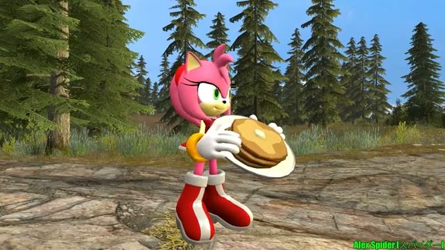 Super Mario Food Party with Sonic