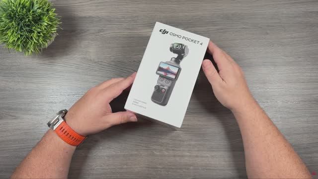 распаковка DJI Osmo Pocket 4
