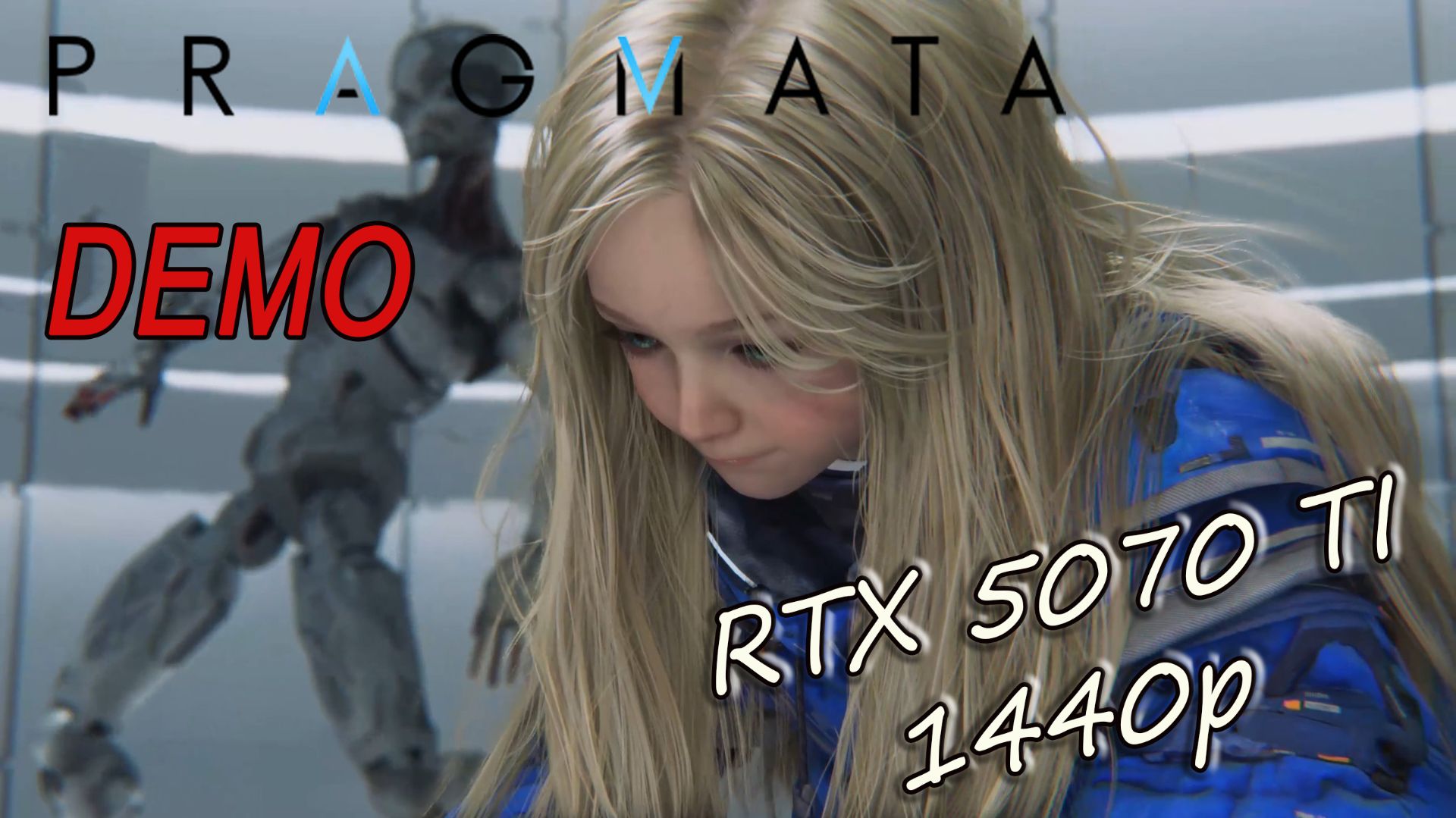 Pragmata Sketchbook DEMO -  Геймплей, тест,  демоверсия. RTX 5070 Ti + I9-11900k