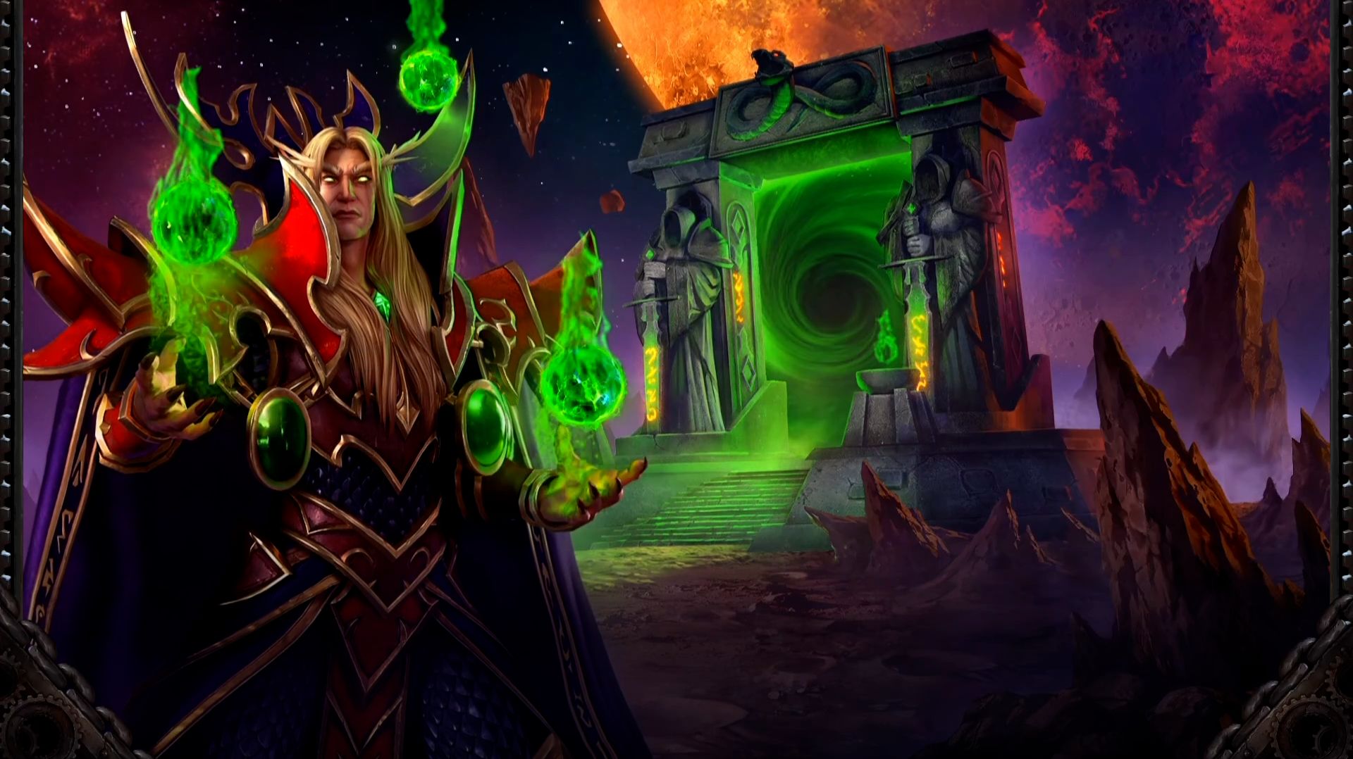 Warcraft III: Reforged - Кампания Альянса Часть 2  ( Проклятье Эльфов Крови ) Глава 3-4