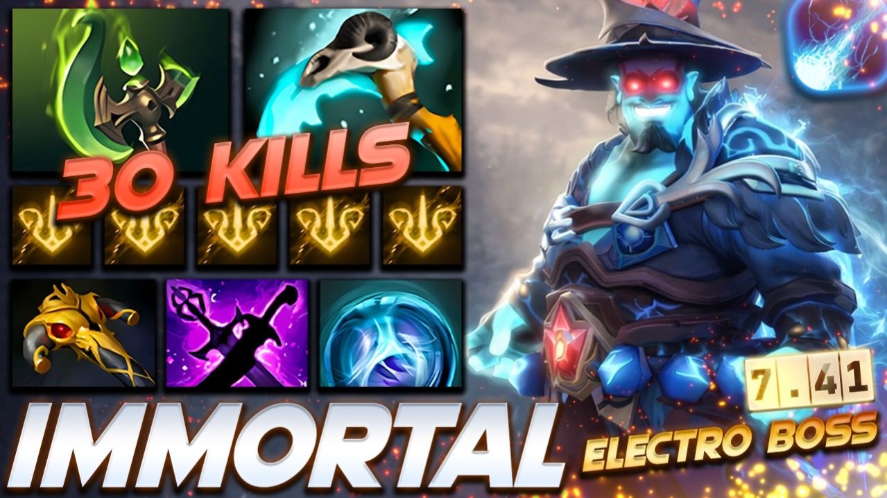 Storm Spirit 30 Electro Frags Ownage — профессиональный геймплей в Dota 2 [Смотри и учись]