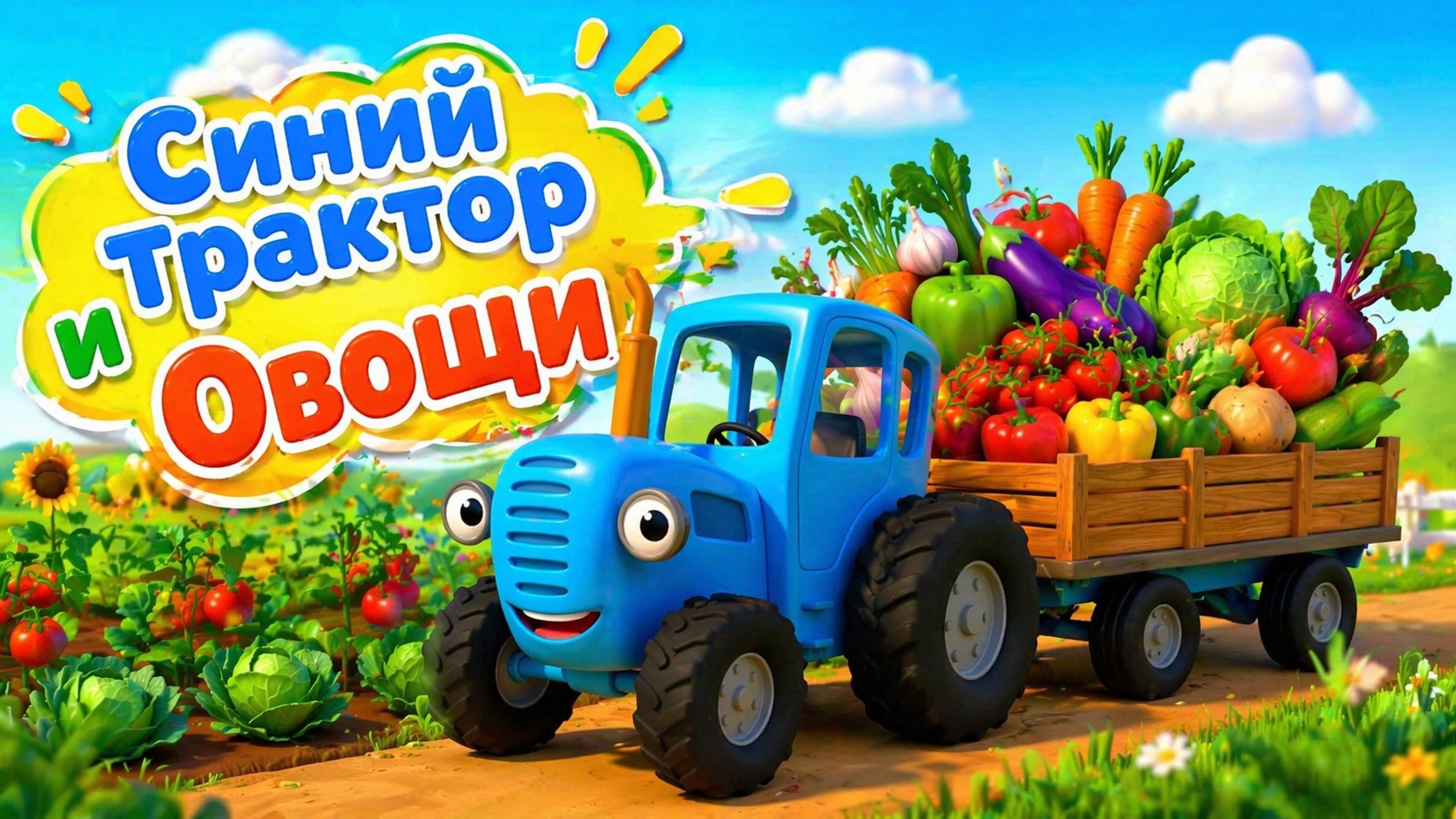 Синий Трактор и Овощи! Мультик для малышей