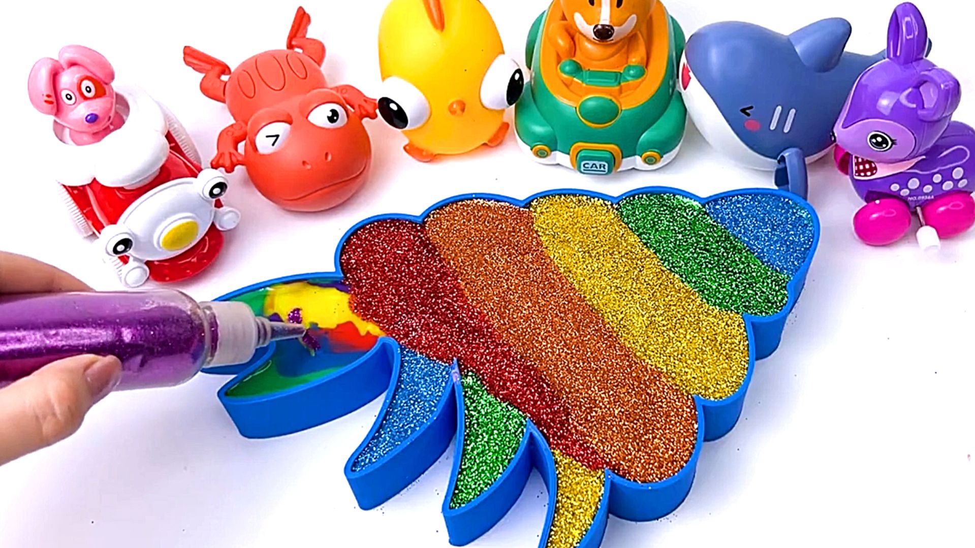 Мультфильмы для самых маленьких зрителей. Новые игрушки. Слаймы. Звуки. АСМР