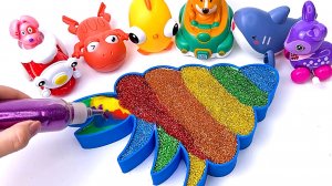 Мультфильмы для самых маленьких зрителей. Новые игрушки. Слаймы. Звуки. АСМР