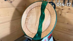 Работа на токарном станке по дереву Тарелка из дуба Токарка по дереву своими руками для начинающих