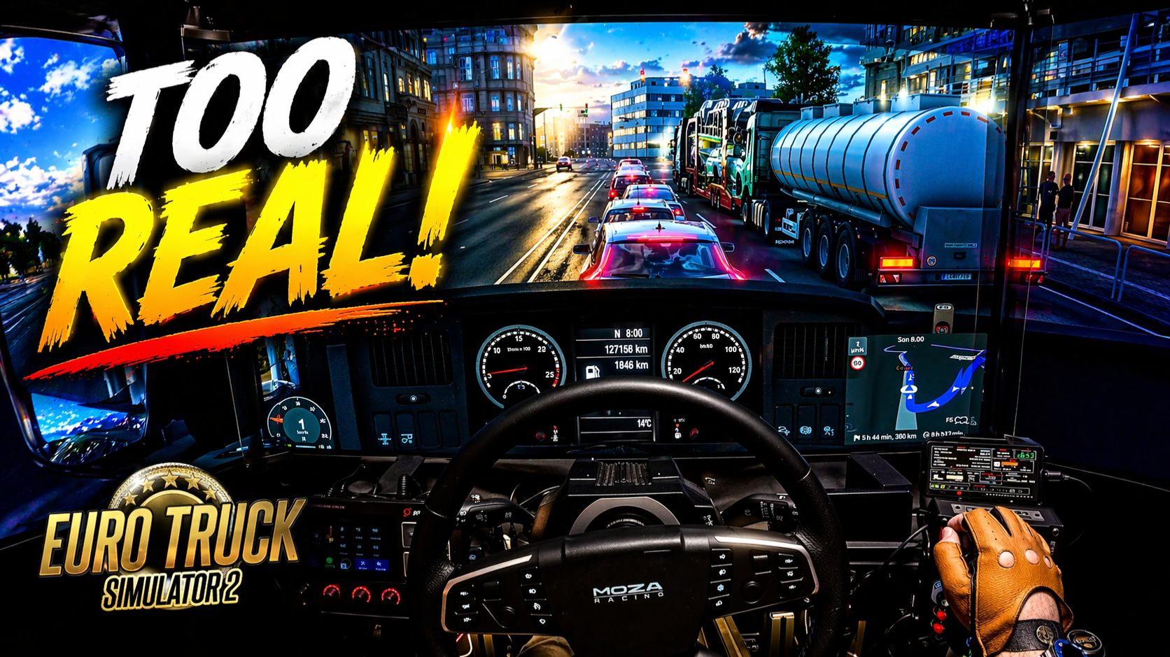 Euro Truck Simulator 2 на Triple Screen — Слишком Реалистично