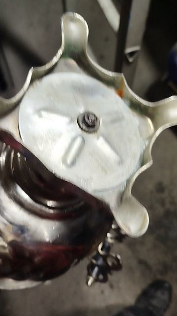 переделка самовара на вертикальный (низкий Тен) 3